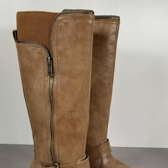 Steve Madden 'Jloulie' Boot, Brown, Little Kid Size 13 - Picture 4 of 14
